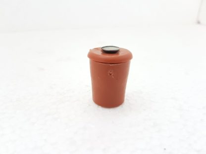 Tappo d'arresto per tapparelle con rondella in plastica 30mm Materiale: Plastica - Colore: Marrone e Grigio - Dimensione: 30mm