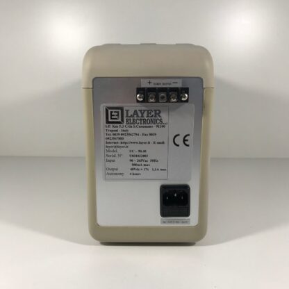 Gruppo di Continuita UPS UC-50.48 LAYER ELECTRONICS Type: Uninterruptible DC Power Supply - Mod: UC-50.48 - Tensione di Ingresso: 90-265V - Tensione di Uscita: 48Vdc ±1% - Frequenza: 50/60 Hz - Corrente Max: 800mA - Autonomina: 4 Ore